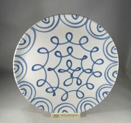 Gmundner Keramik-Platte/rund glatt